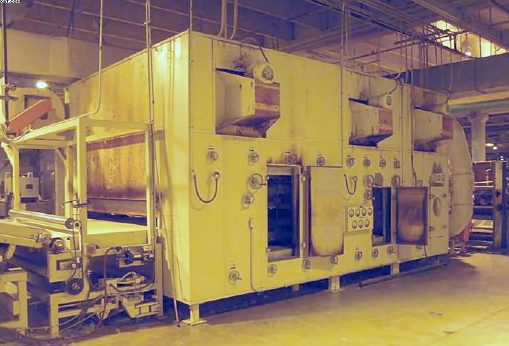 Thermobonding Electric Oven, 110" opening, 102" wide belt,